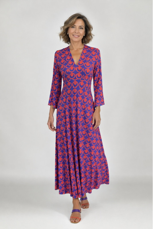 Caños morado círculo rojo