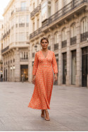 Caños  naranja círculo camel