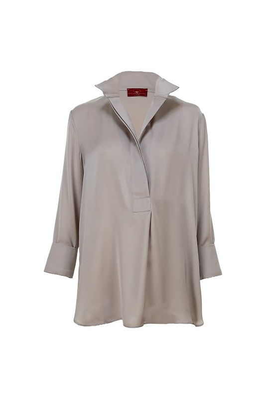 camisa Villanueva gris perla