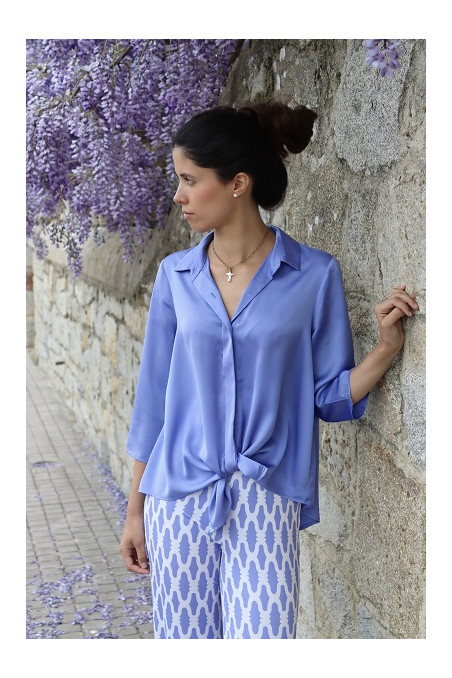 camisa recoletos azul francia