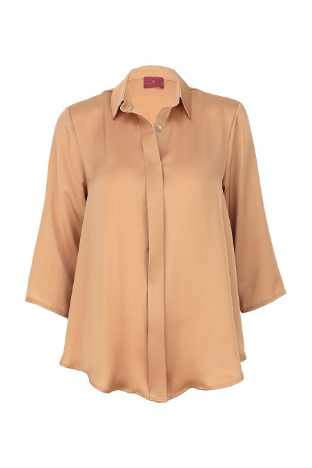 camisa recoletos camel