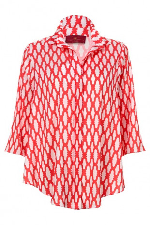 camisa recoletos nudo coral