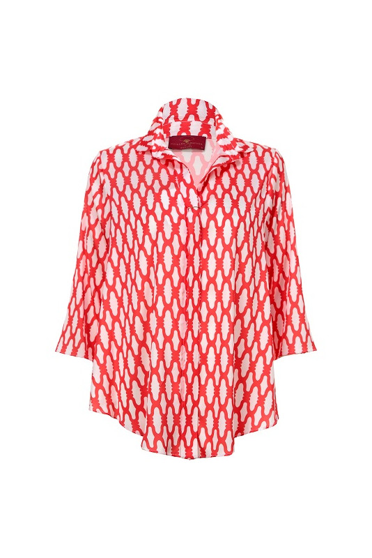 camisa recoletos nudo coral