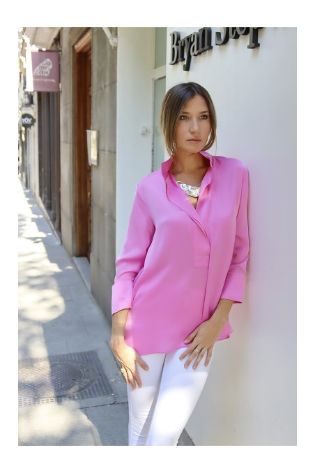 camisa Villanueva rosa chicle