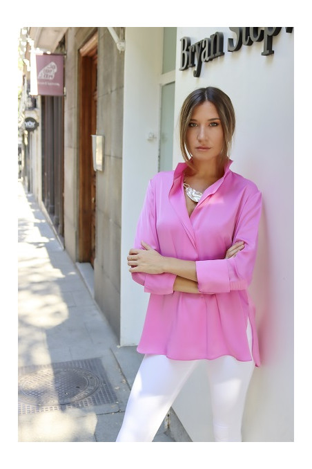 camisa Villanueva rosa chicle