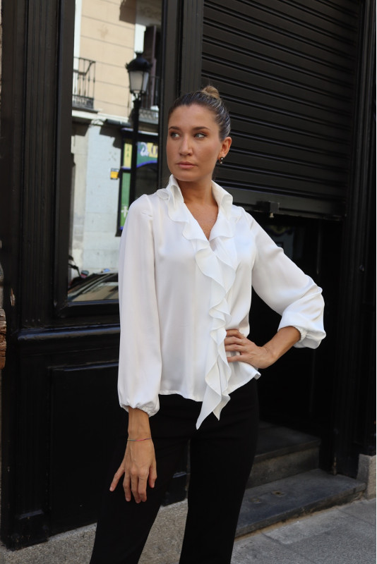 Camisa Retiro blanco roto