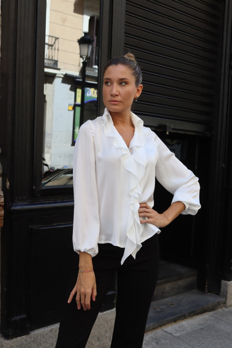 Camisa Retiro blanco roto