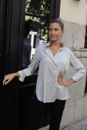 Camisa Villanueva gris perla