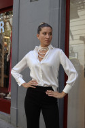 Camisa Lagasca seda blanca