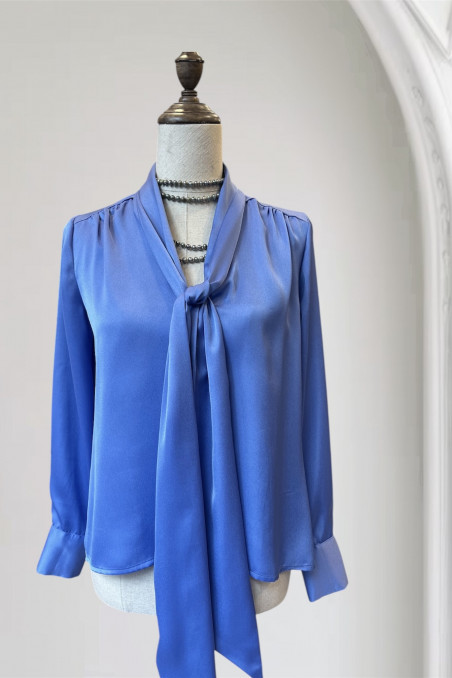 Camisa lazada Goya azul