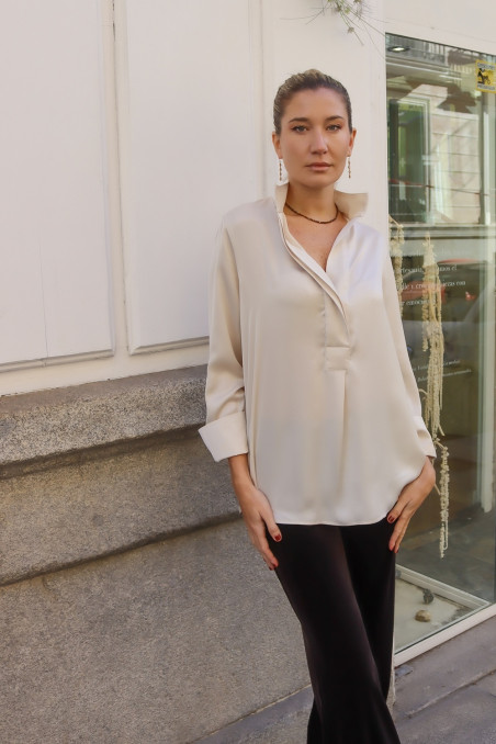 Camisa Villanueva beige