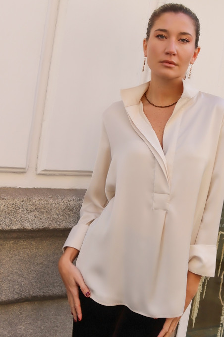 Camisa Villanueva beige