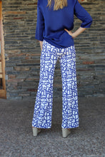 Pantalón Enrejado Azul